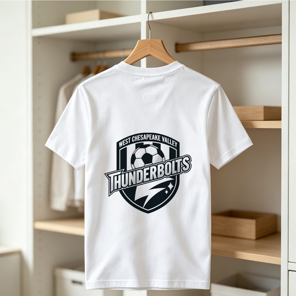 West Chesapeake Valley Thunderbolts Soccer Team Logo - Tee