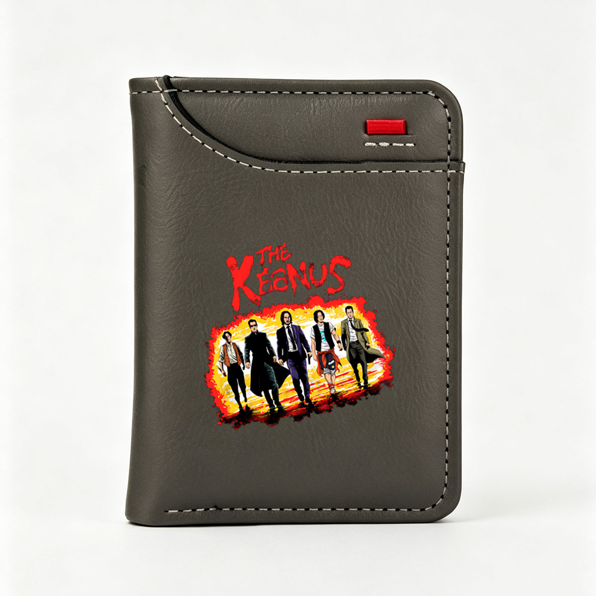 The Keanus: A Parody of Keanu Reeves in Iconic Roles - Vertical Style Wallet