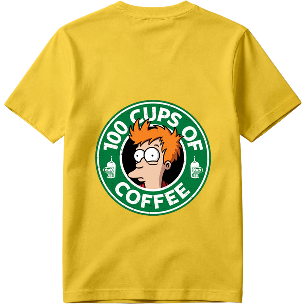 Futurama: Fry and Bender - 100 Cups of Coffee - Tee
