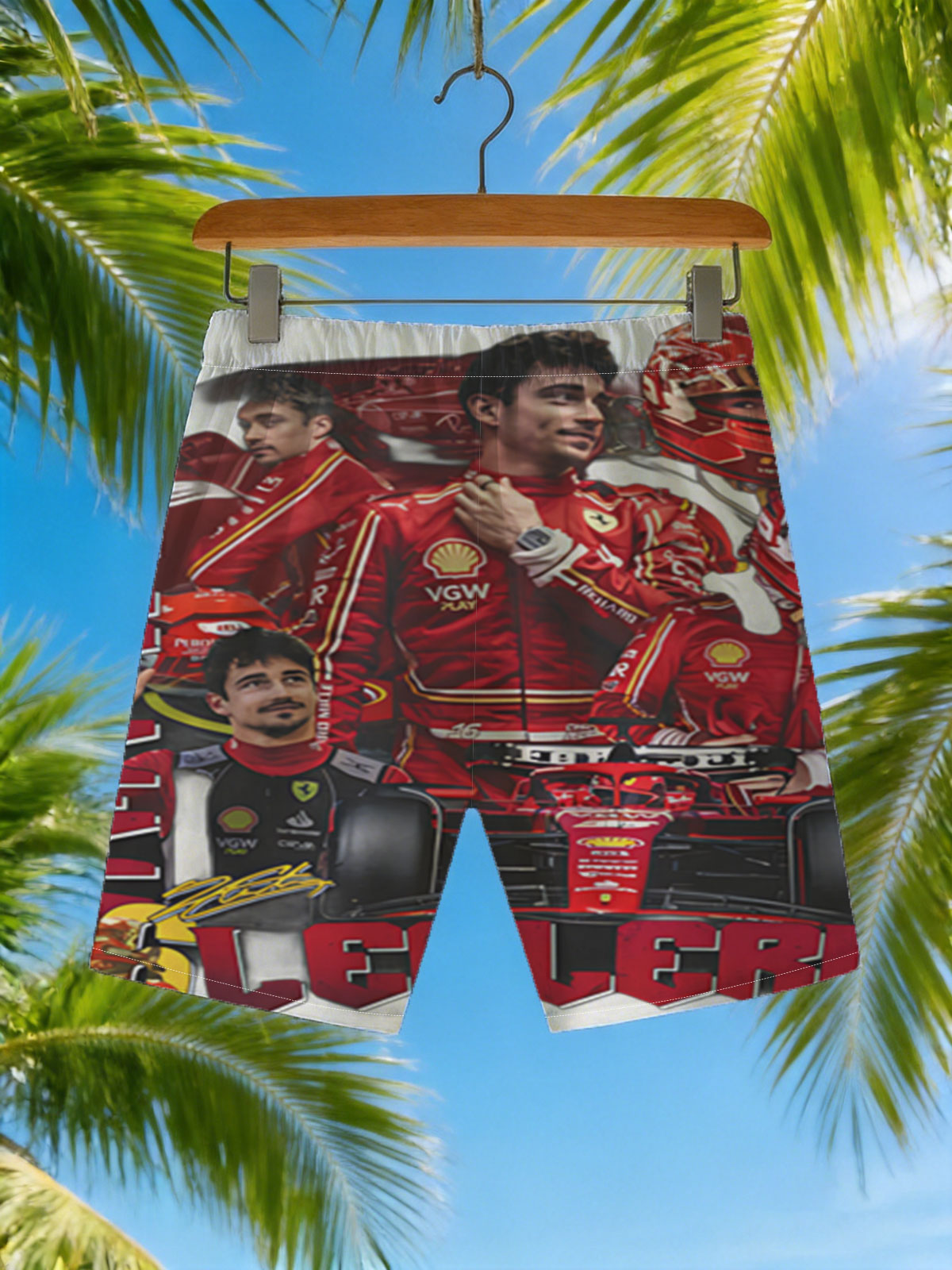 Charles Leclerc Ferrari F1 Driver 2023 Season Highlights -  Beach shorts