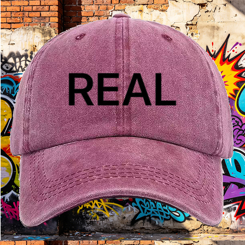 Men's Printed Washed Cap with 