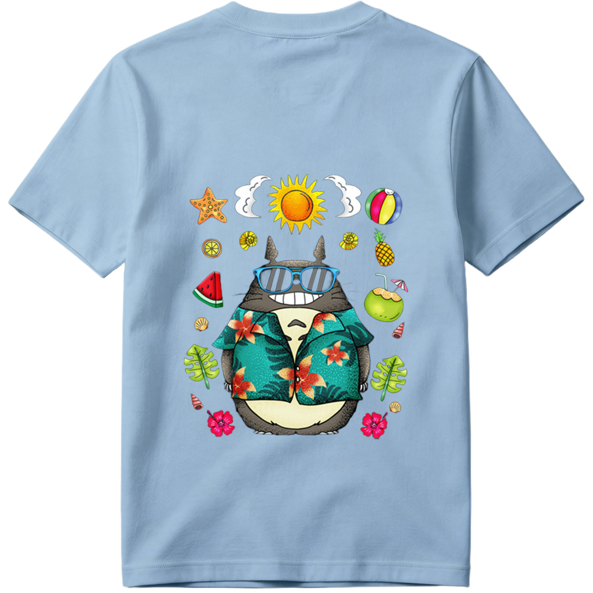 Totoro in Tropical Vibes - Tee
