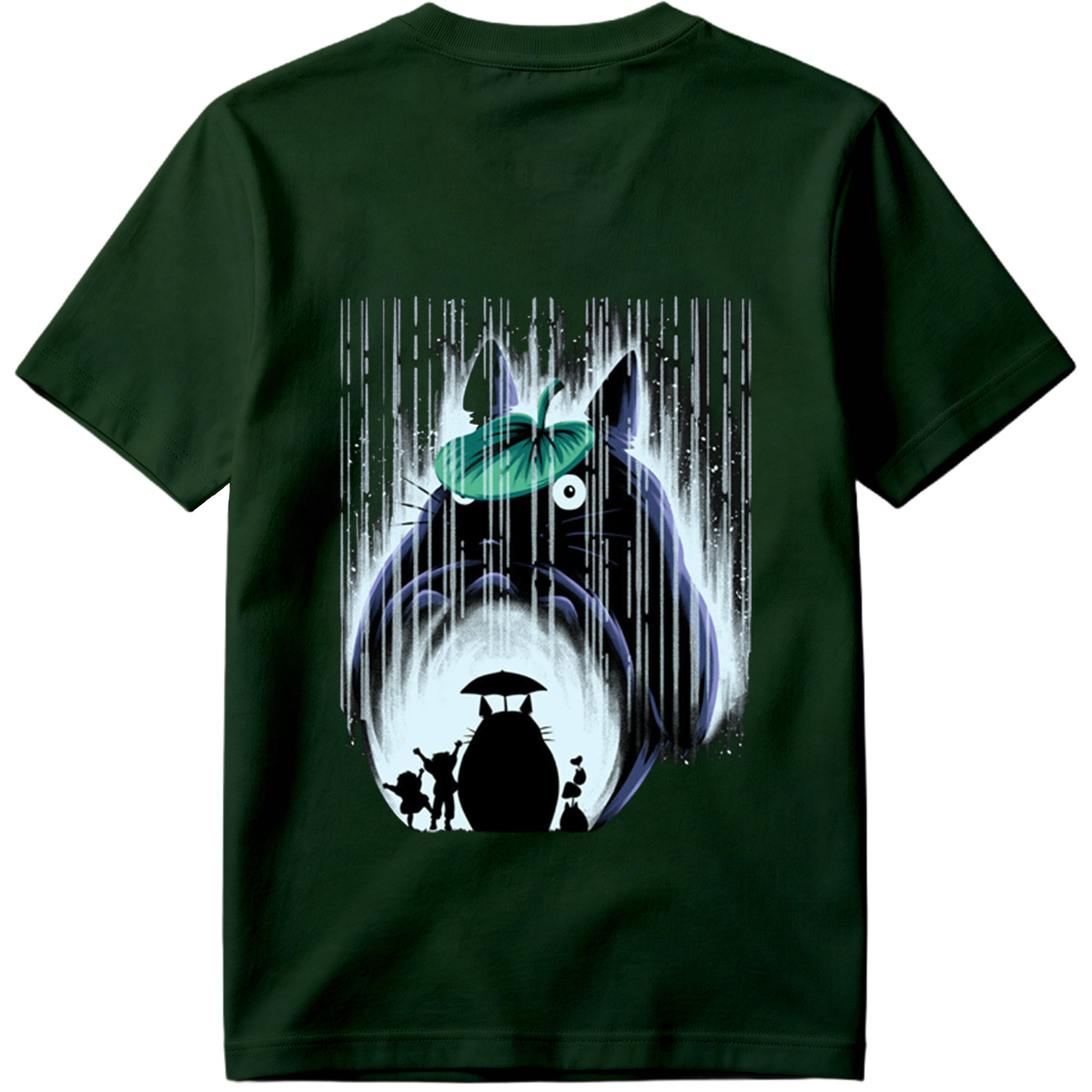 Totoro and Friends in the Rain - Tee