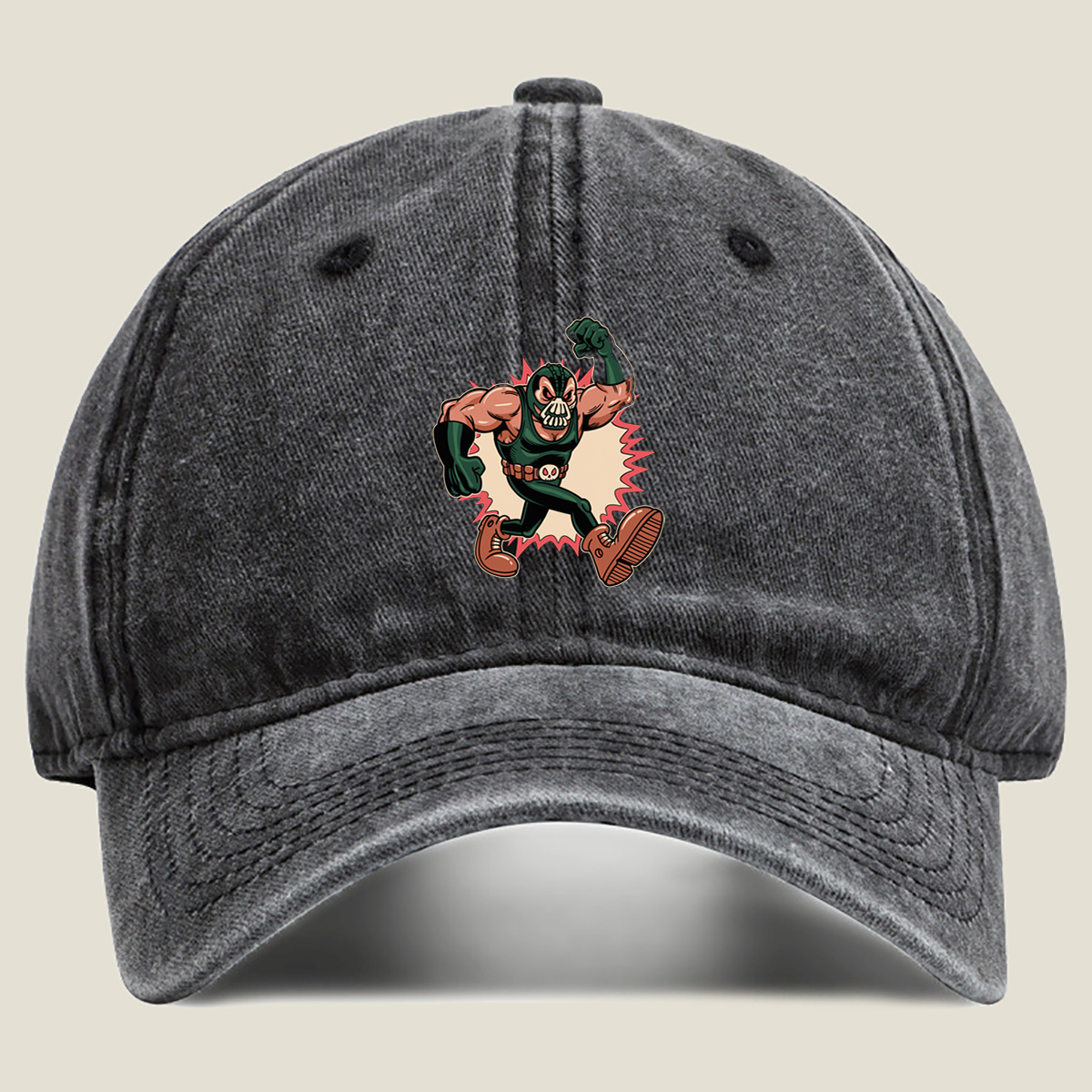 Bane from Batman: The Dark Knight Returns - Washed Denim - Baseball Cap