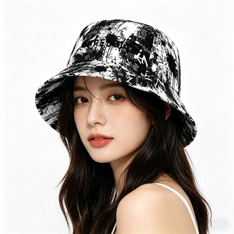Unisex Classic Graffiti Bucket Hat with 