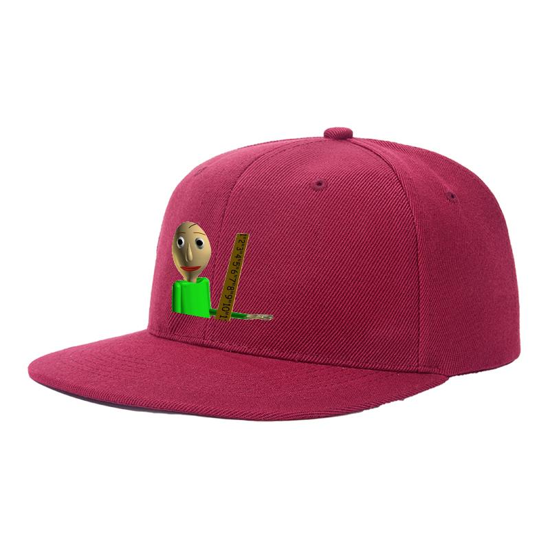 Flat Brim Baseball Cap Cartoon Character Measuring Tape Print Streetwear Underground Skate Style Basketball Court Skate Park Urban Outfit for Skaters Rappers Streetwear Enthusiasts