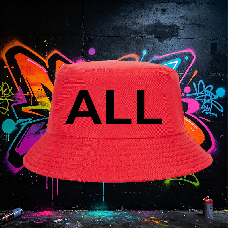 Unisex Bucket Hat with Abstract A Logo Print - Classic Cotton Sun Hat for Outdoor Activities, Beach, Travel, and Casual Wear - Suitable for Men and Women Seeking Stylish and Functional Headwear