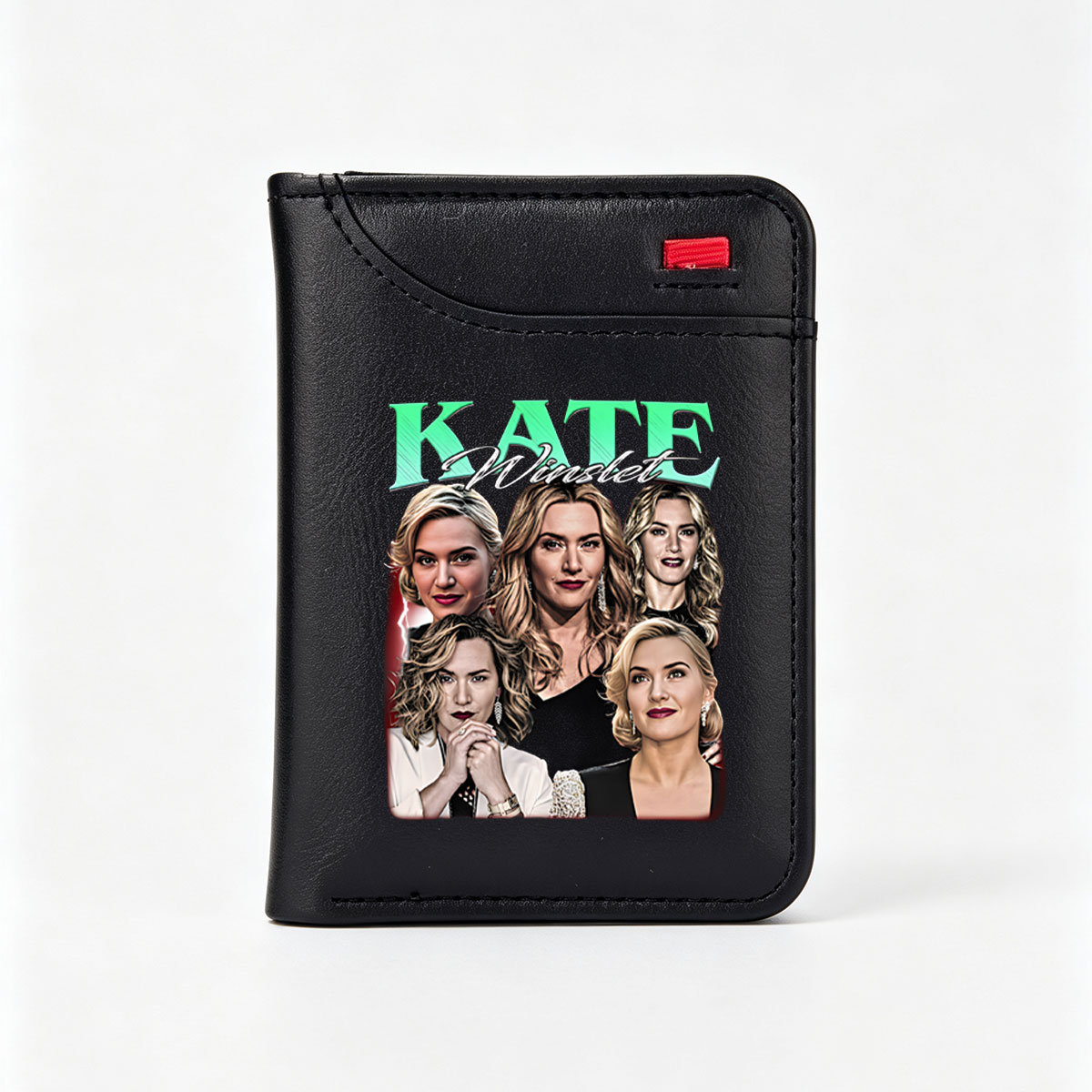 Kate Winslet: Iconic Portraits of the Acclaimed Actress - Vertical Style Wallet