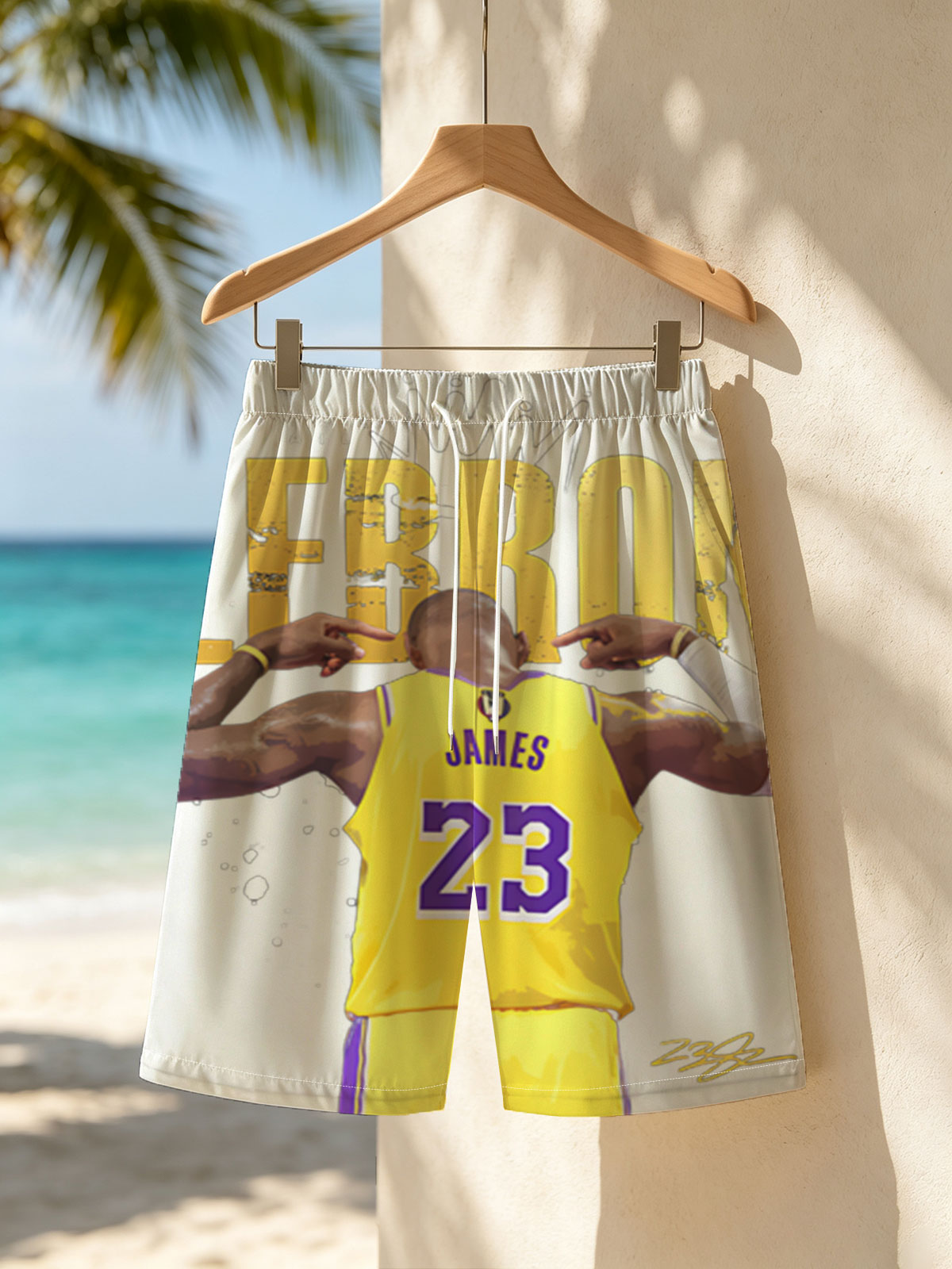 LeBron James - All Hail The King, Lakers #23 -  Beach shorts