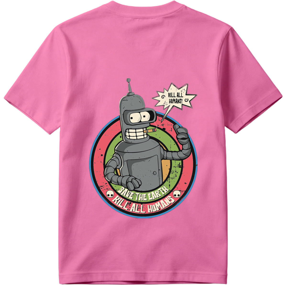 Futurama Bender: Save the Earth, Kill All Humans - Tee