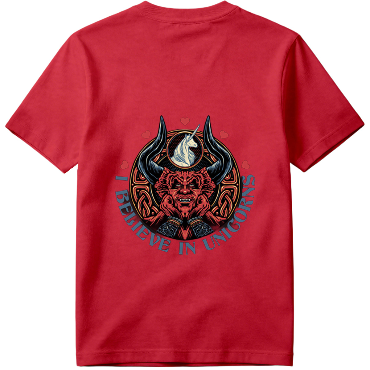 I Believe in Unicorns - Devil and Unicorn Design - Tee