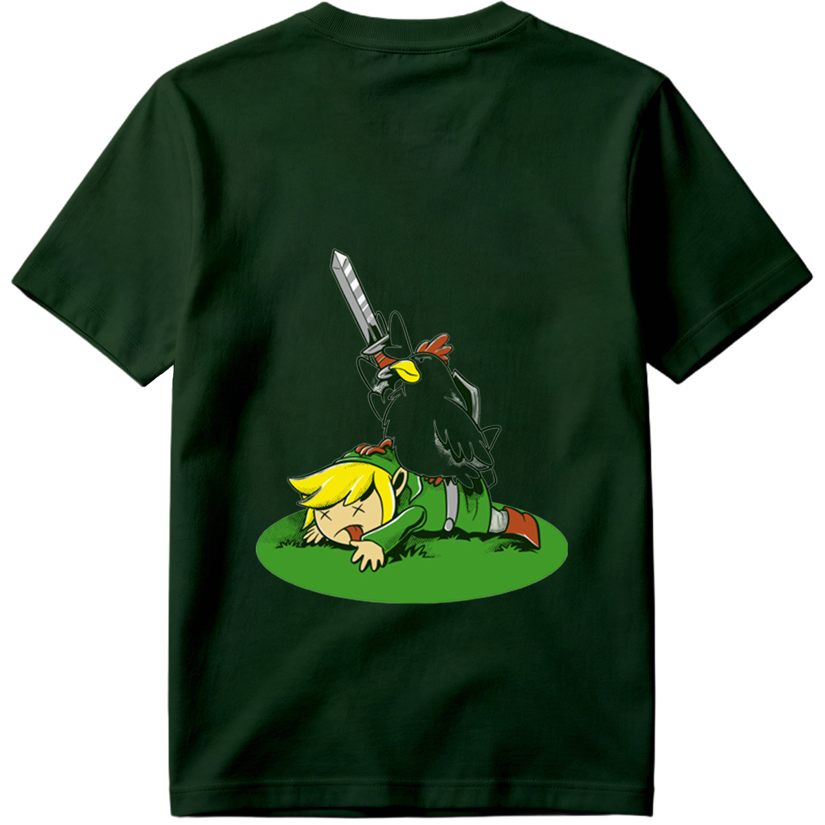 Link and Chicken Warrior - Tee