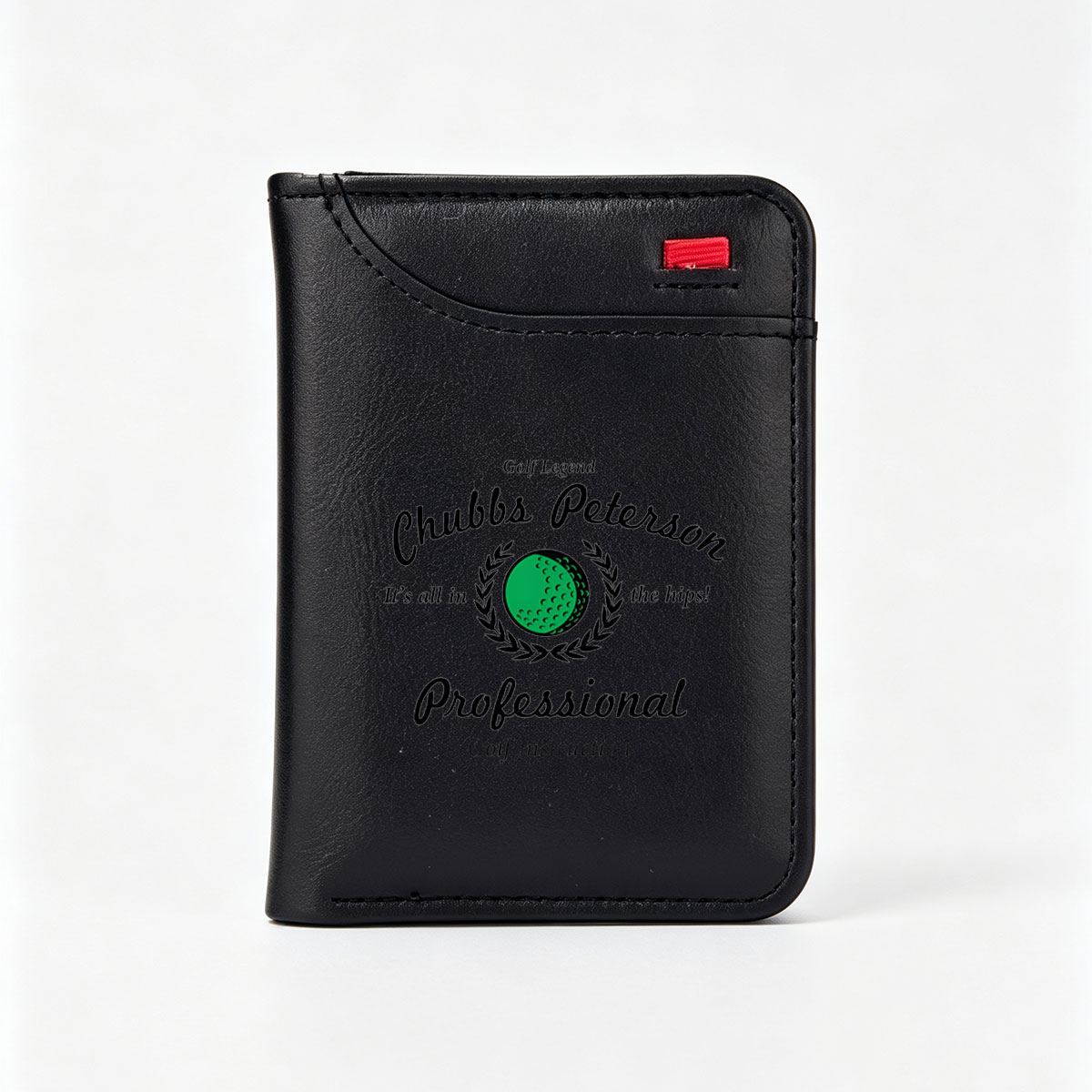 Chubbs Peterson Golf Legend Professional Instructor - Vertical Style Wallet