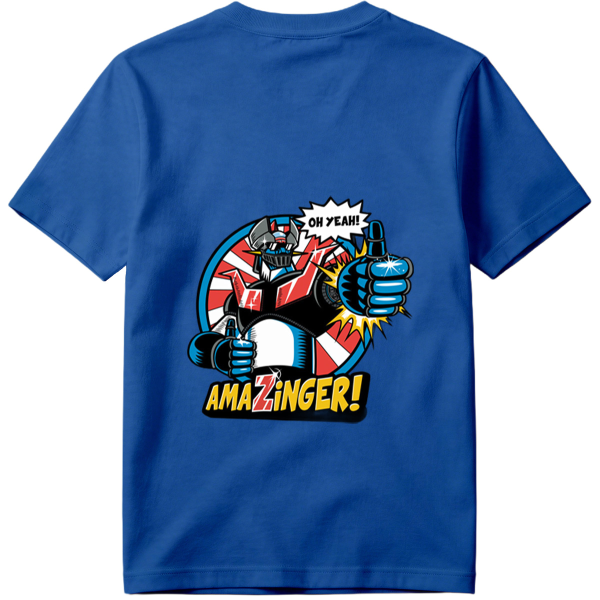 Amazinger! - Robot Hero with Thumbs Up - Tee