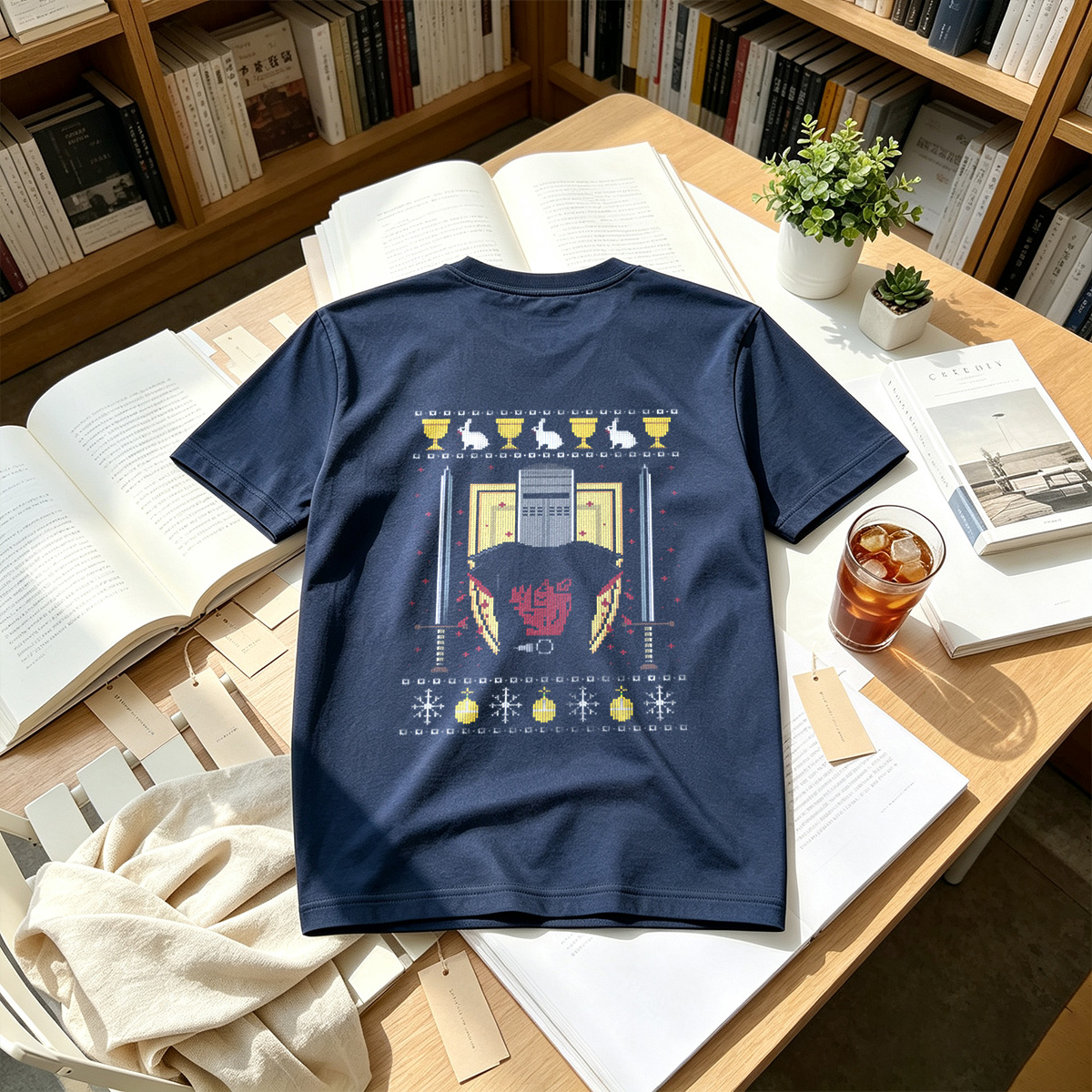 Game of Thrones: Iron Throne and White Walkers Holiday Design - Tee