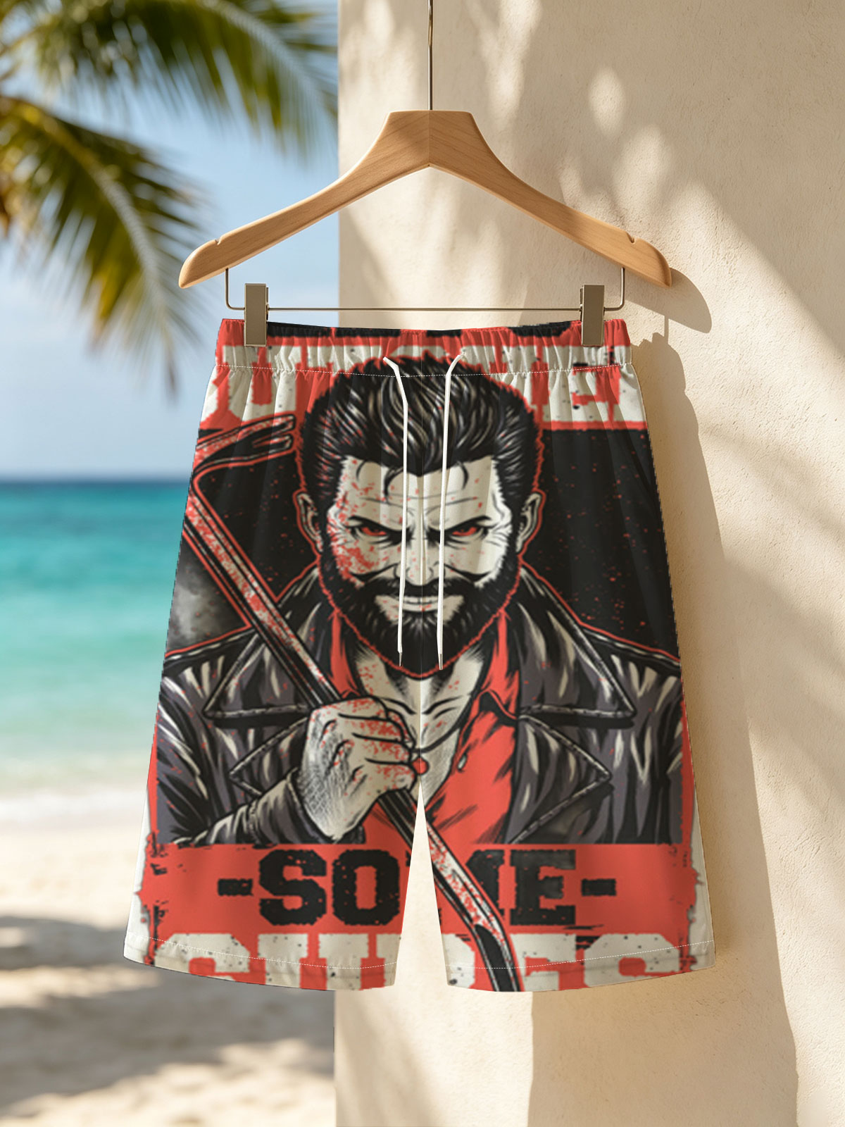 Let's Butcher Some Supes - The Butcher from The Boys -  Beach shorts