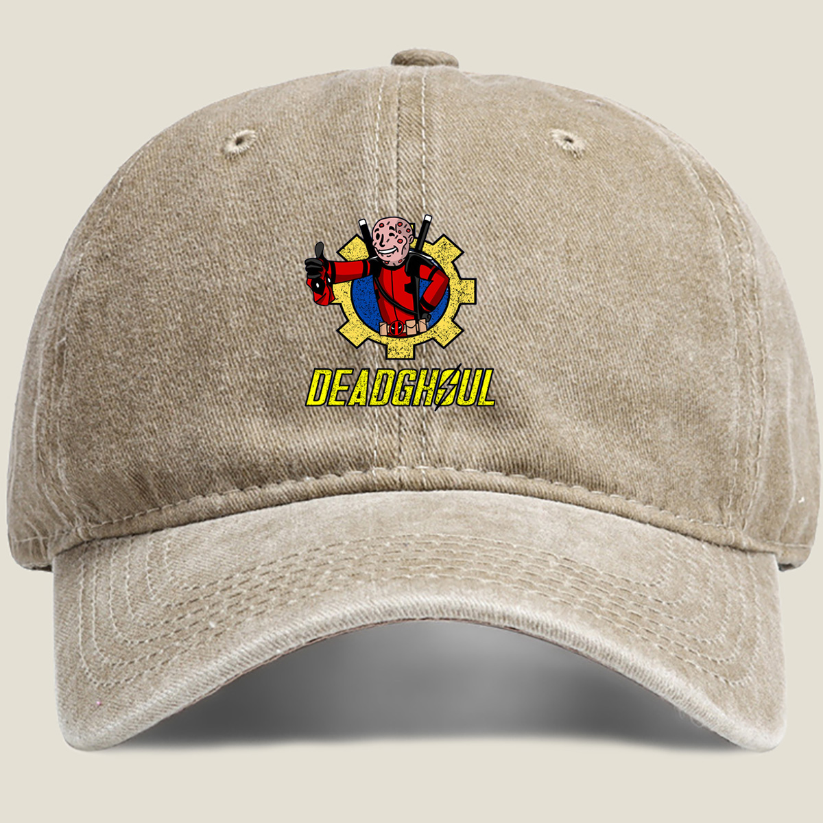 Deadpool Gear Logo - Washed Denim - Baseball Cap