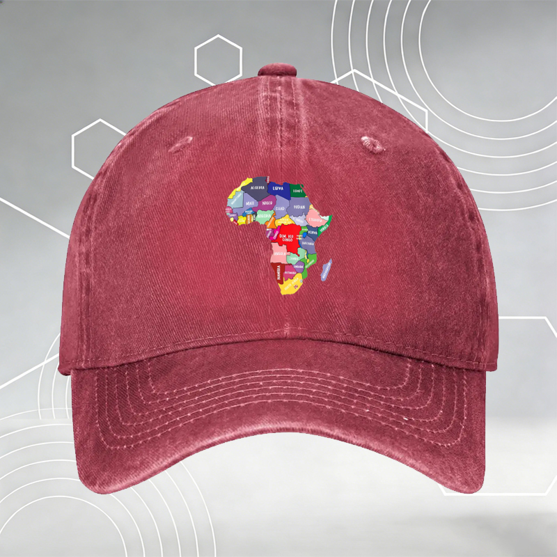 New Christmas Baseball Cap with Santa Hat, Candy Cane, Tree & Gingerbread Man Print 