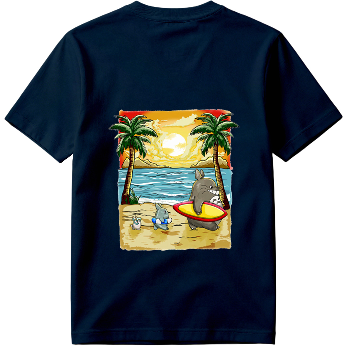 Pokémon: Slowpoke and Friends at the Beach - Tee