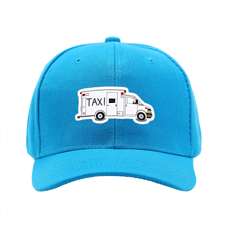 1pc New Baseball Cap with Taxi Van Print Design Unisex Adjustable Hat for Outdoor Activities and Daily Wear Suitable for Adults and Teens