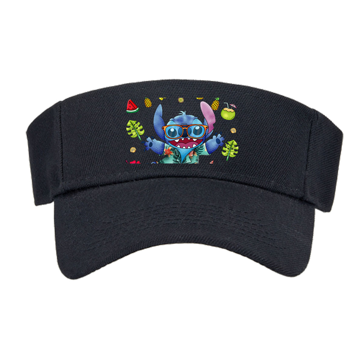 Stitch in Tropical Paradise with Sunglasses and Hawaiian Shirt -  Visor cap