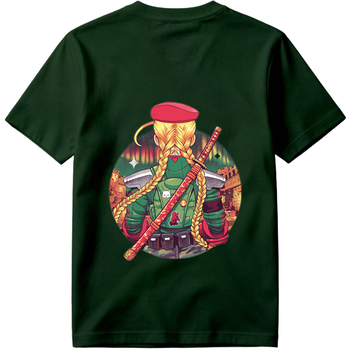 **Title:** Street Fighter - Cammy with Katana - Tee
