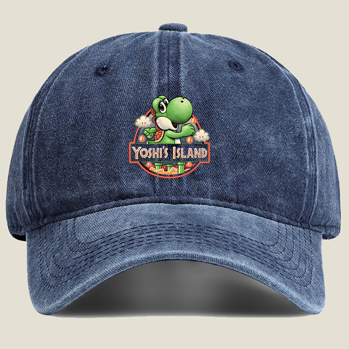 Yoshi's Island: Yoshi and Friends Adventure - Washed Denim - Baseball Cap