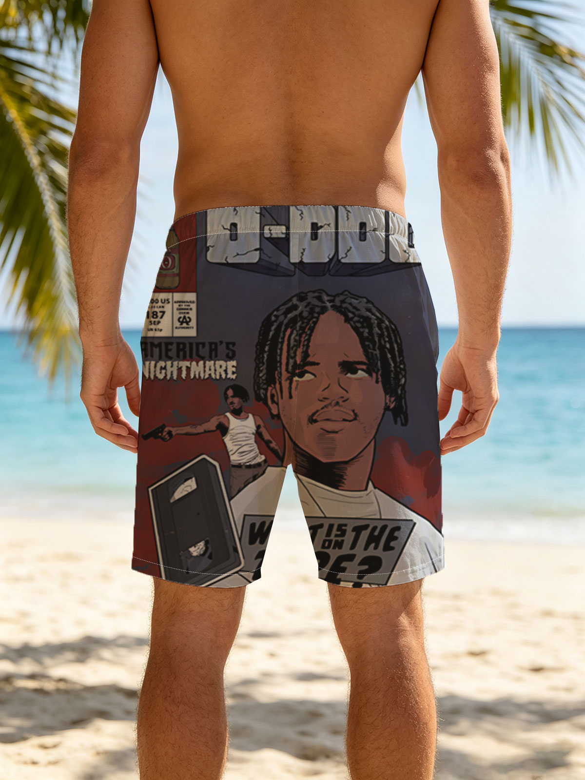 O-Dog: America's Nightmare - What Is on the Tape? -  Beach shorts