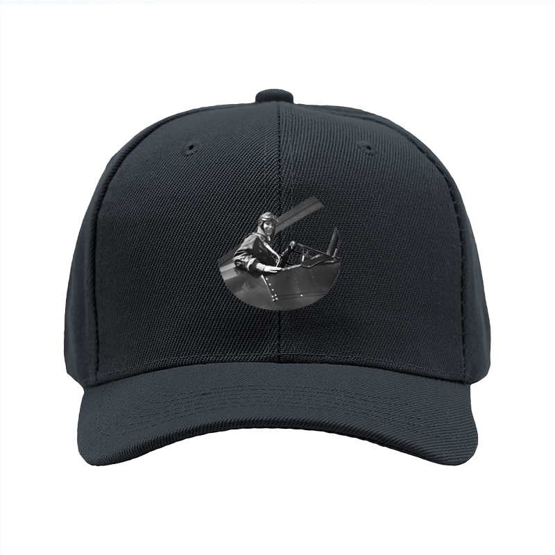 1pc New Baseball Cap with Vintage Aviator Print and Text Unisex Adjustable Hat for Outdoor Activities and Casual Wear Suitable for Adults Who Love Aviation and Retro Style
