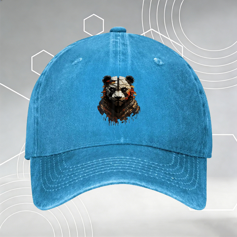 New Baseball Cap with Sleeping Wolf and 