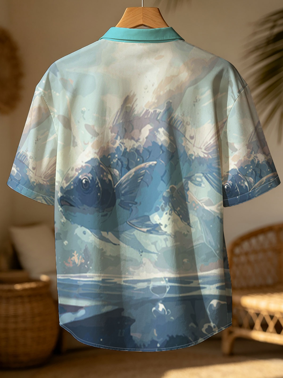 Mystic Fish Leaping Through Sunlit Waters -  Shirt