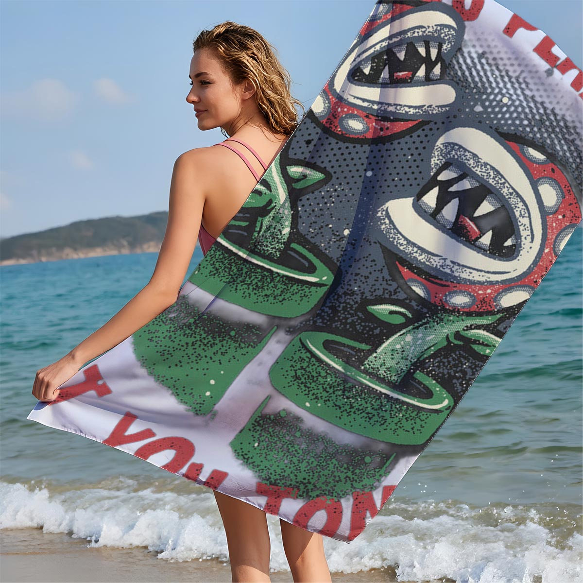 Piranha Plants: What You Plant Today Will Eat You Tomorrow - Beach towels