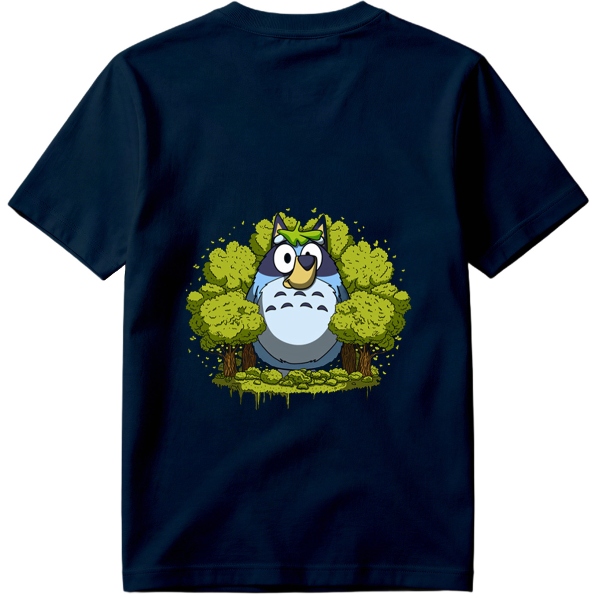 Totoro and Bluey in the Forest - Tee