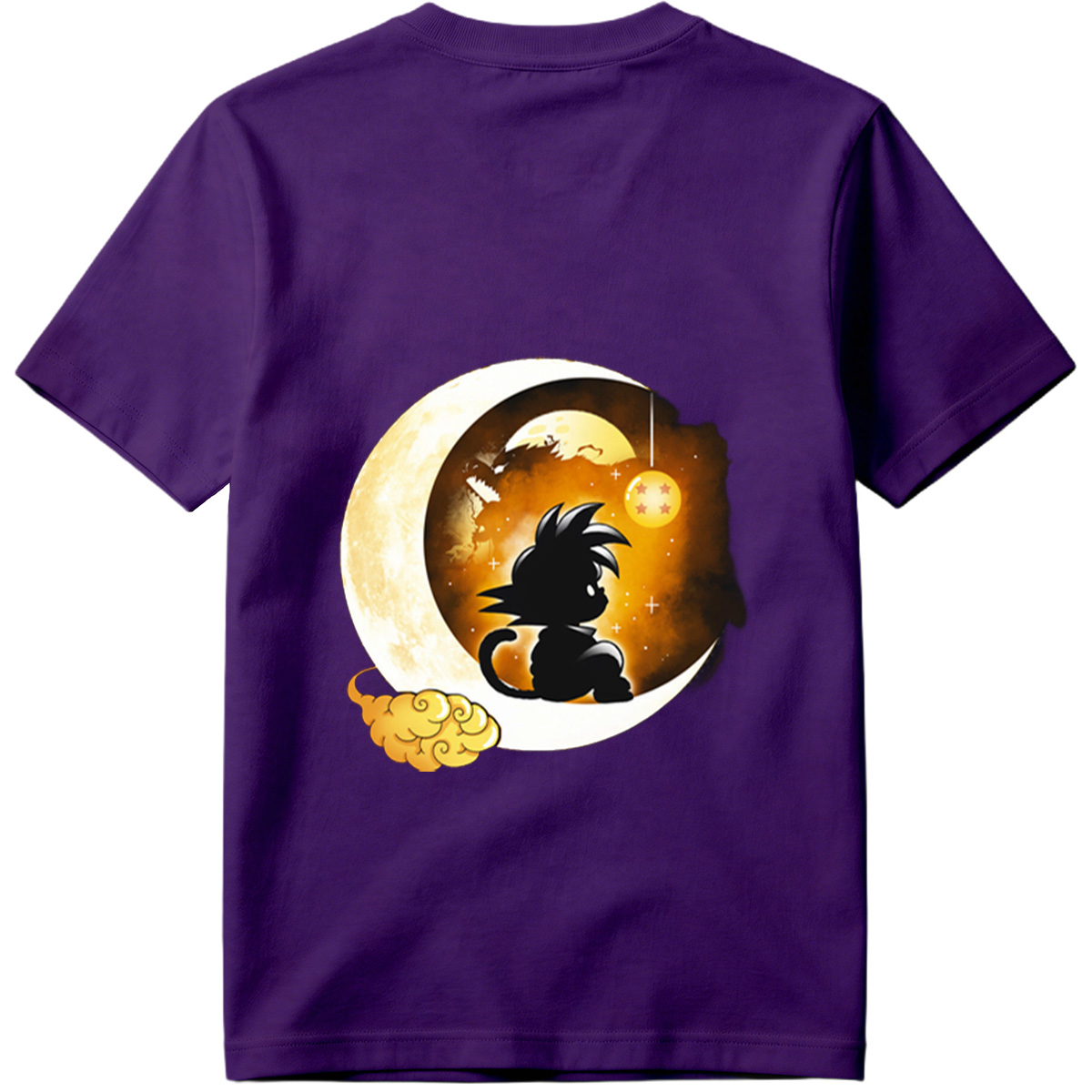 Dragon Ball: Goku and Moon with Dragon Ball - Tee