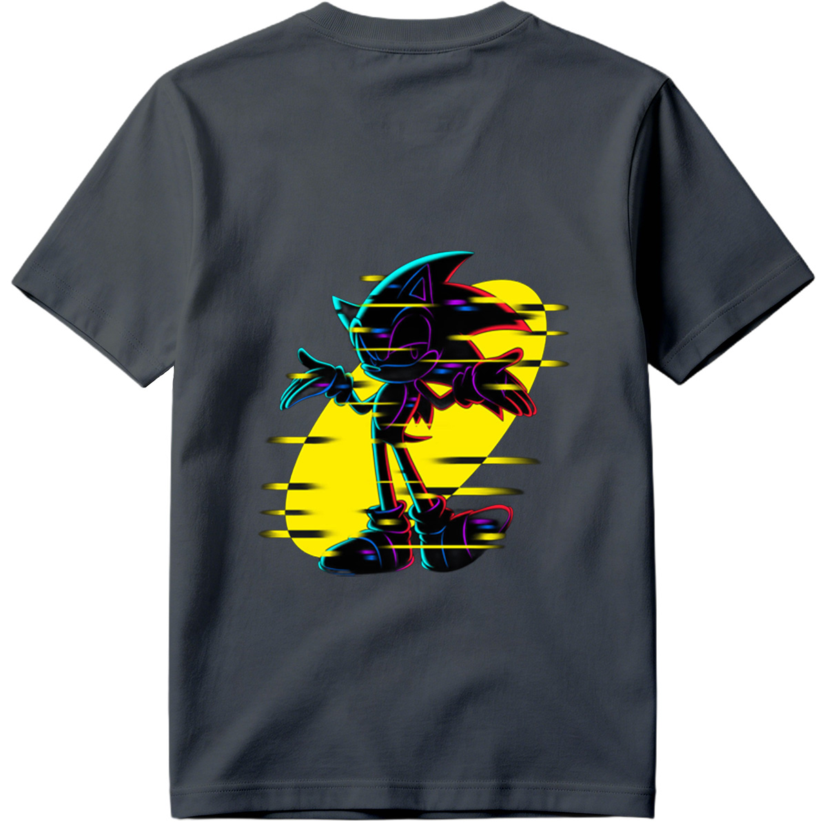 Sonic the Hedgehog: Neon Glitch Art - Tee