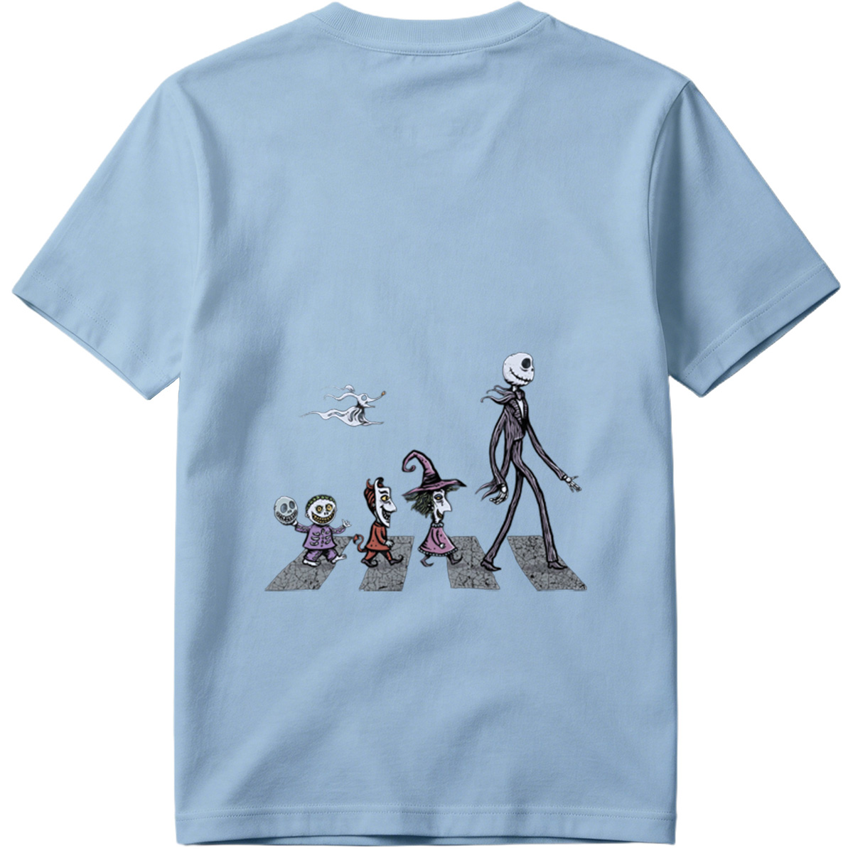The Nightmares: Jack Skellington, Sally, Zero, and Friends Crossing the Street - Tee