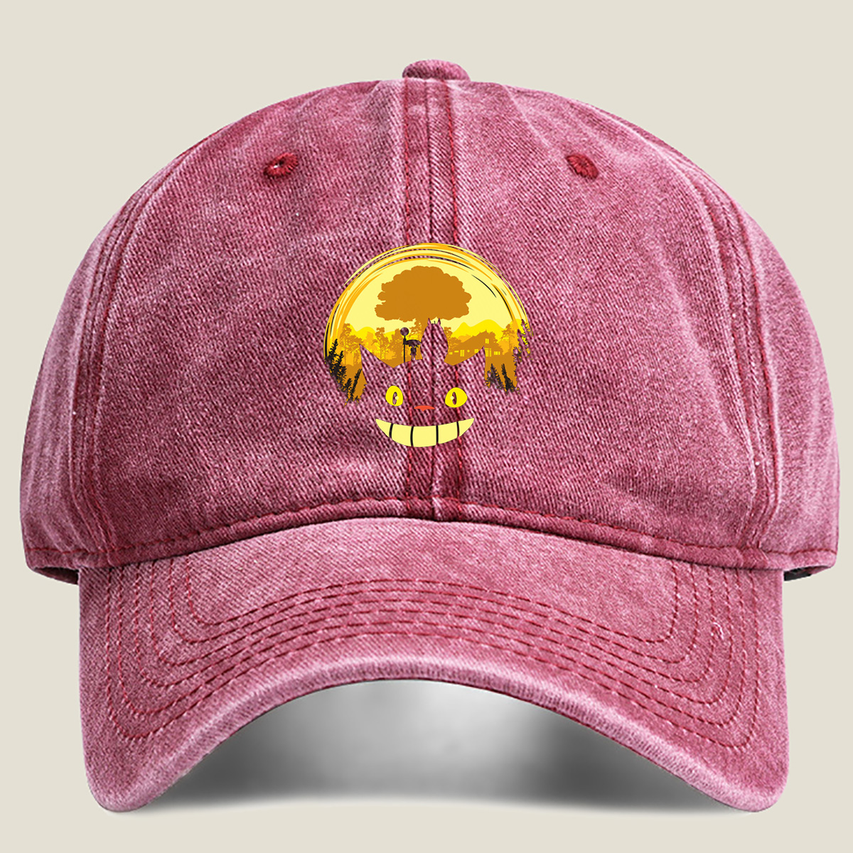 Jiji and Kiki in the Moonlight - Washed Denim - Baseball Cap