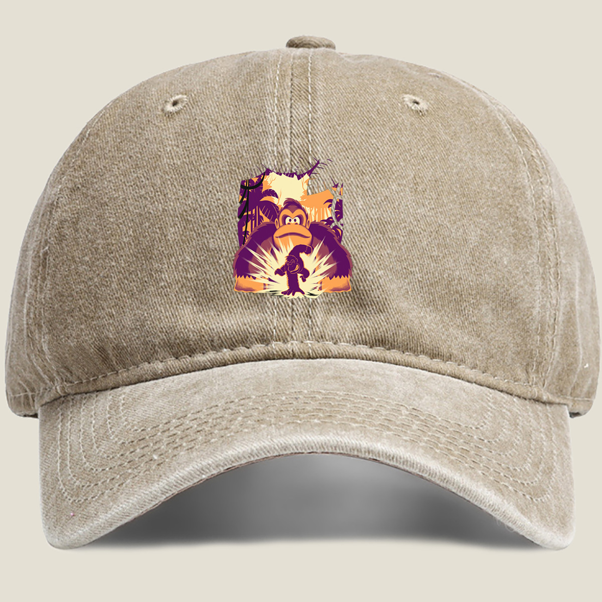 Donkey Kong: Jungle Adventure - Washed Denim - Baseball Cap