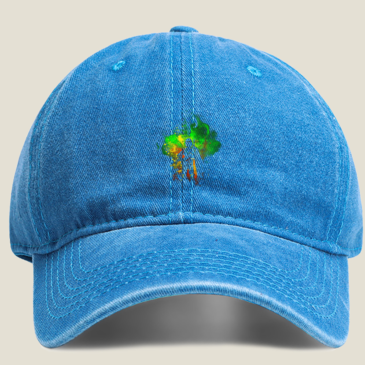 Mandalorian: The Child and the Bounty Hunter - Washed Denim - Baseball Cap