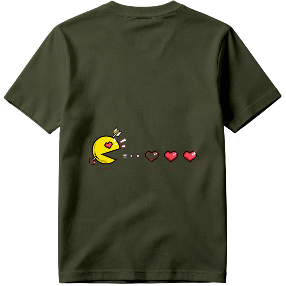 Pac-Man Loves Hearts - Tee