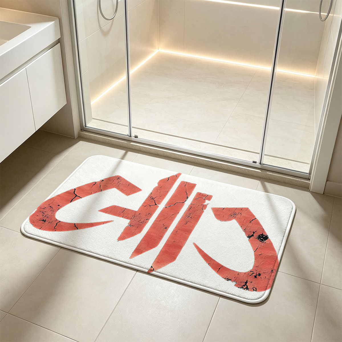 GHOST - Swedish Rock Band Logo - Flannel floor mat