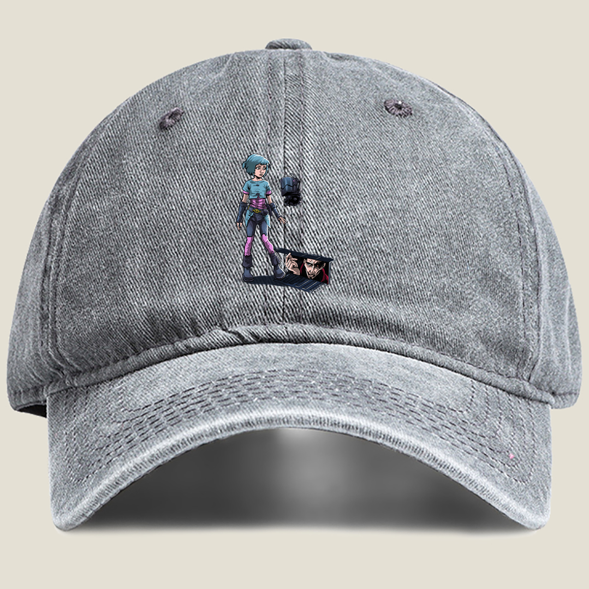 Mega Man X: Zero and the Puppet Master - Washed Denim - Baseball Cap