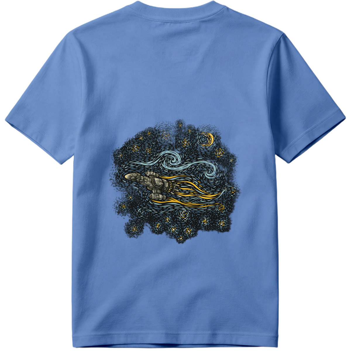 Cyberpunk Hand in Starry Night - Tee