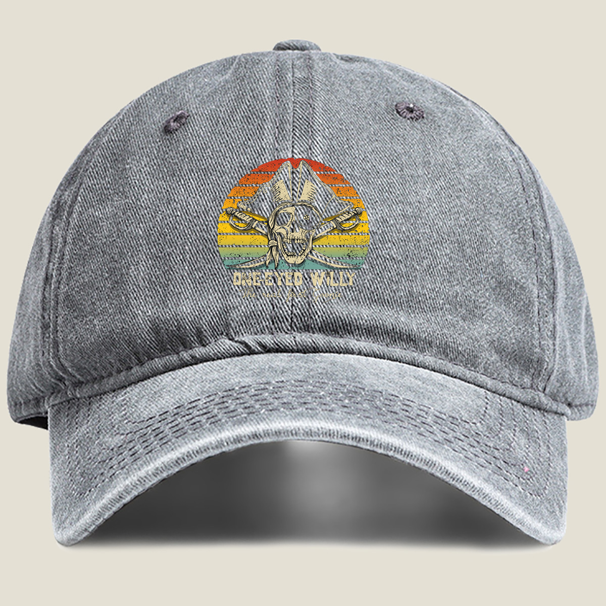 One-Eyed Willy: The Real First Goonie - Washed Denim - Baseball Cap