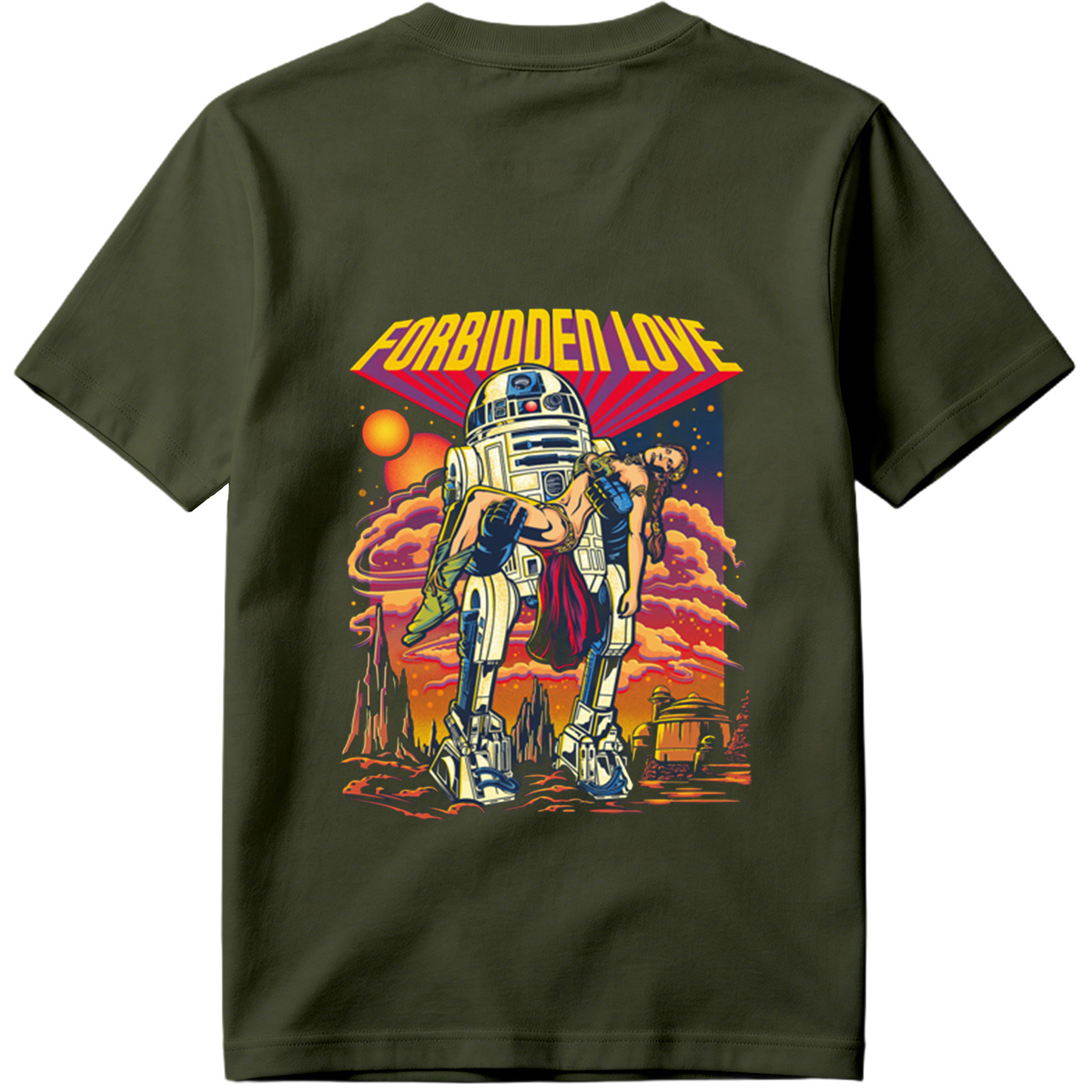 Star Wars: R2-D2 and Leia - Forbidden Love - Tee