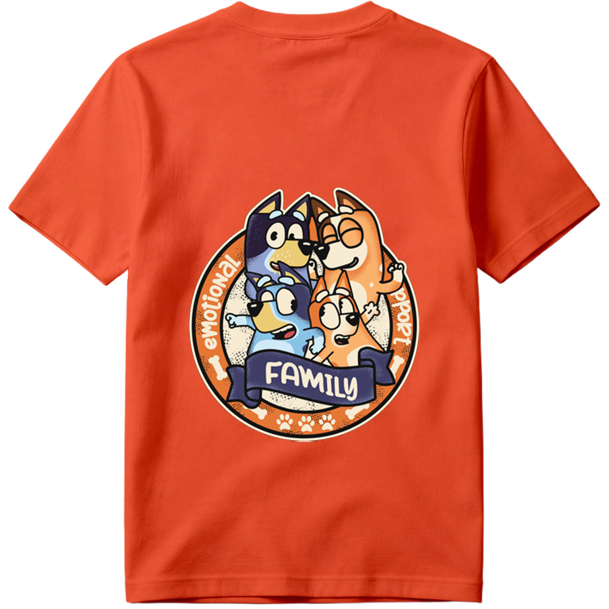 Bluey Family Emotional Support - Tee