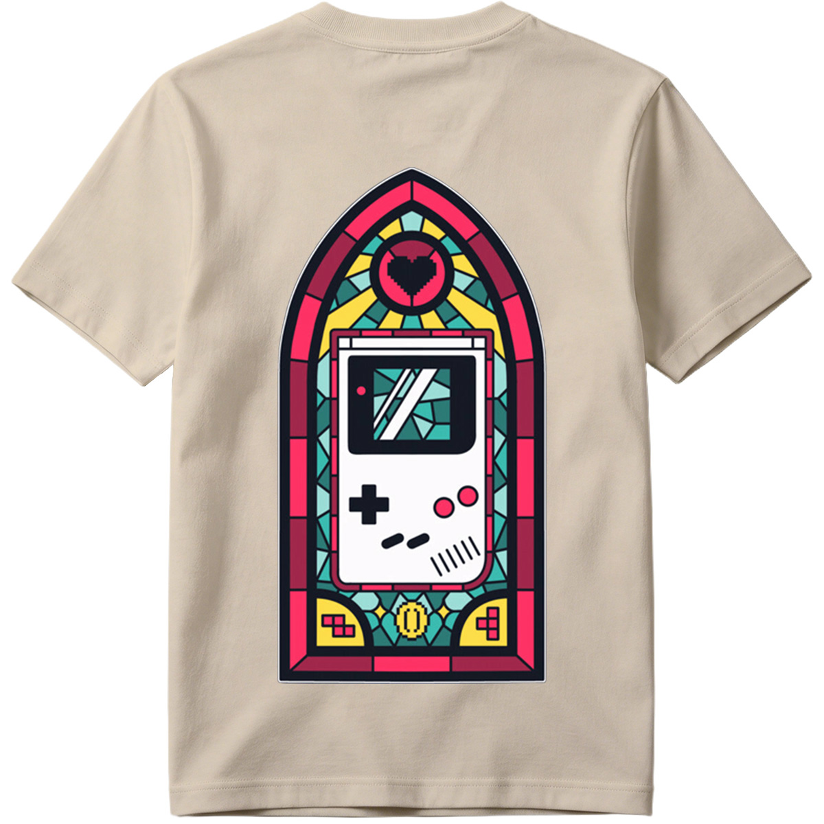 Stained Glass Game Boy - Tee
