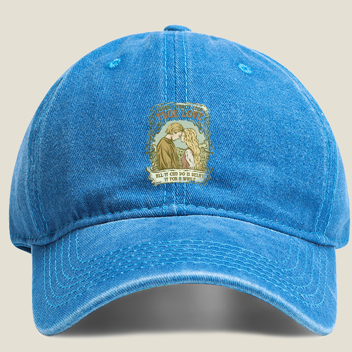 The Princess Bride: Westley and Buttercup - Washed Denim - Baseball Cap
