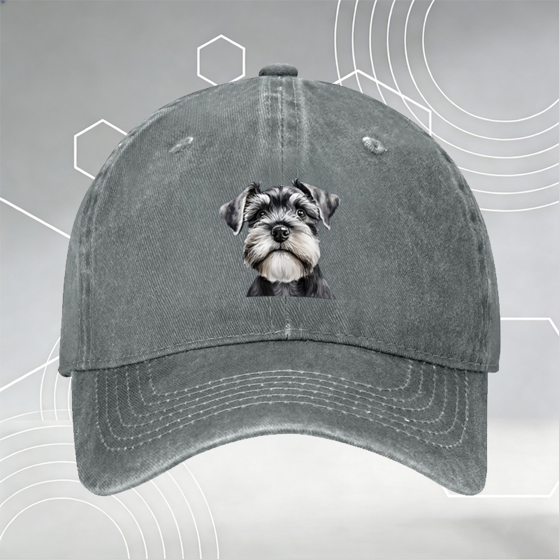 New Baseball Cap with Religious Cross and Stars Print 