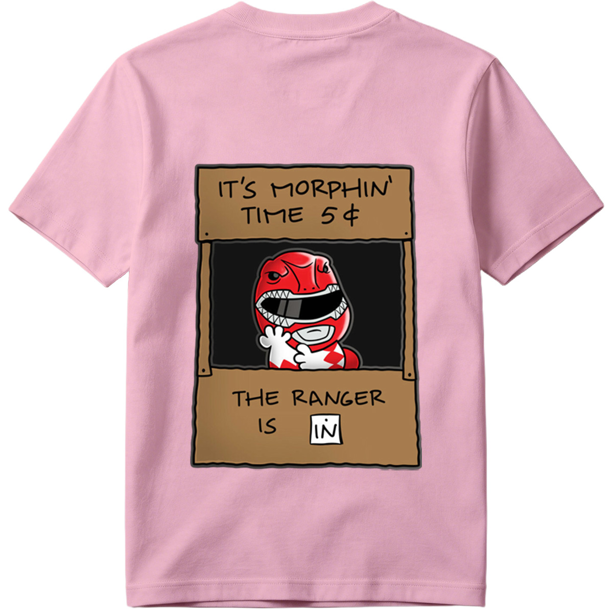 Red Ranger Morphin Time Booth - Tee
